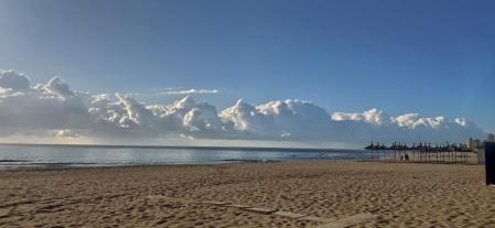 Otoño en la playa de Fuengirola.