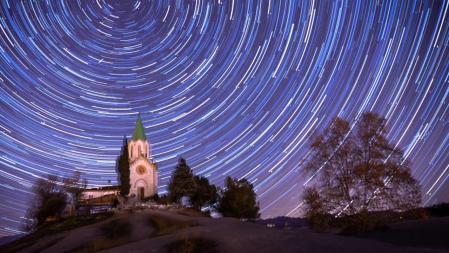 Lluvia de estrellas Fenícidas en el santuario de Puig-agut.