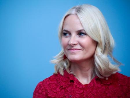 Mette-Marit de Noruega en un viaje oficial a Letonia
