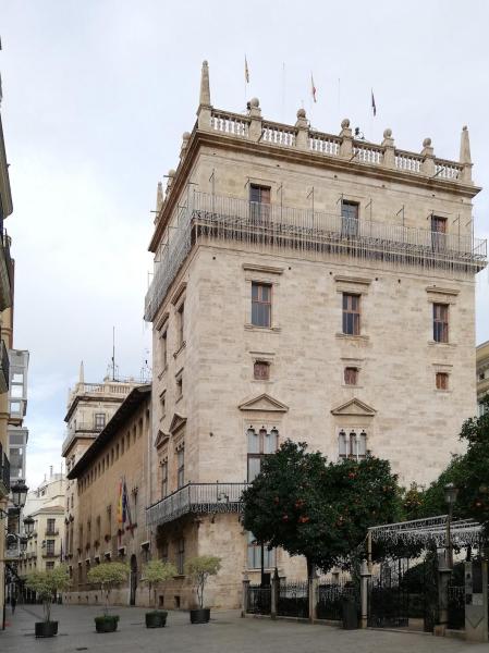 Palau de la Generalitat Valenciana en la actualidad