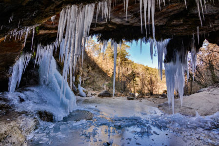 Fantasía de hielo en la ruta de los 7 Gorgs.