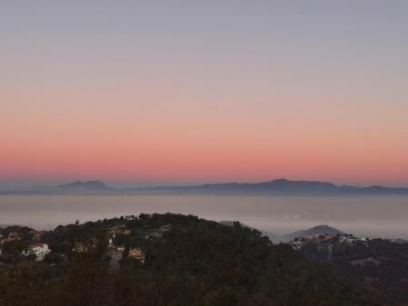 Mar de nubes en el Vallès.