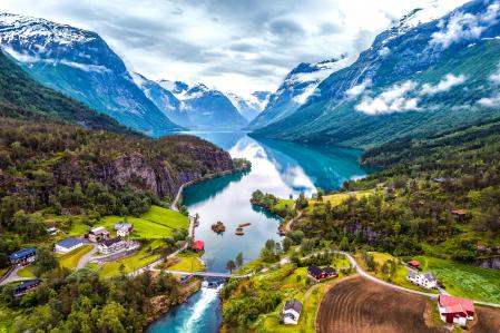 Fiordo de Geiranger en Noruega