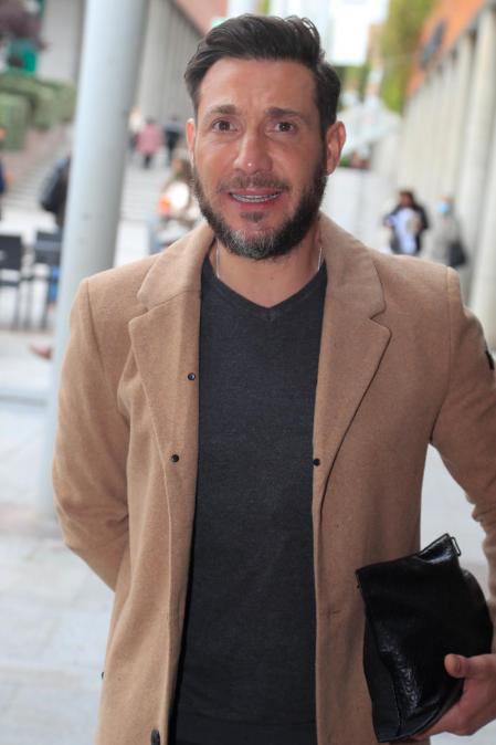 Antonio David Flores arriving a trial April 23, 2021