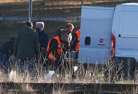 Levantamiento del cadáver de Esther López