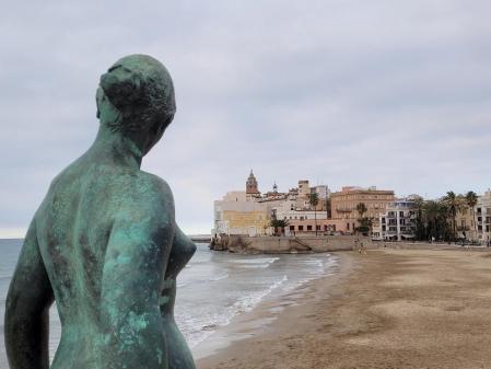 La escultura dedicada a la mujer mediterránea.