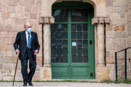 Jordi Pujol en el Recinto Modernista de Sant Pau, donde han arrancado los actos del Año Ramon Trias Fargas