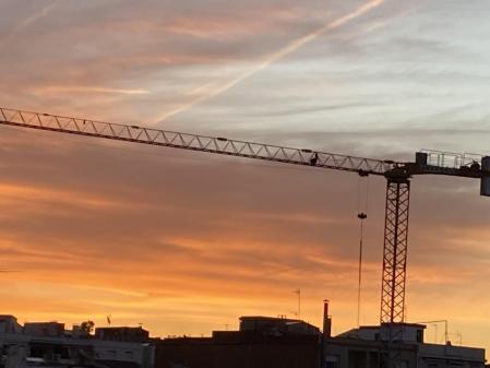 Atardecer en Barcelona.