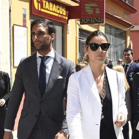 Tana Rivera junto a su pareja, Manuel Vega