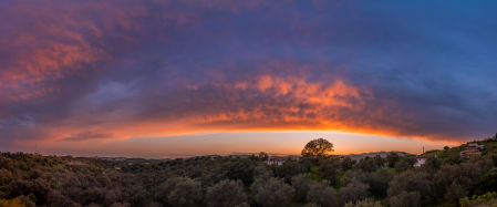 Nube arco en la costa de Mijas.