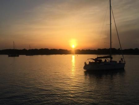 Puesta de sol ibicenca.