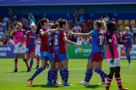 El Barça culmina un nuevo triplete tras superar al Sporting de Huelva
