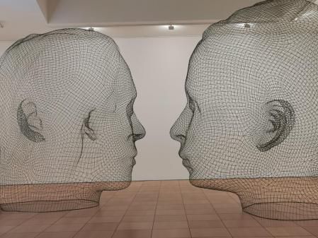 Obra de Plensa expuesta en Céret.