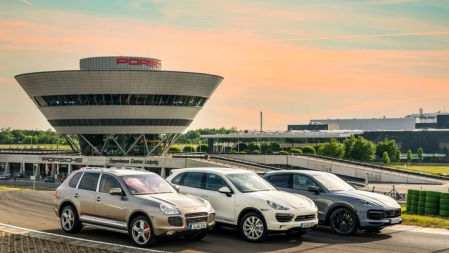 Las tres generaciones del Porsche Cayenne hasta la fecha&nbsp;