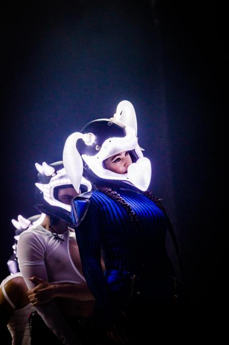 Rosalía durante su concierto en Almería, la primera parada de su Motomami World Tour