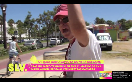 José Ortega Cano pierde los papeles ante un reportero de 'Sálvame'