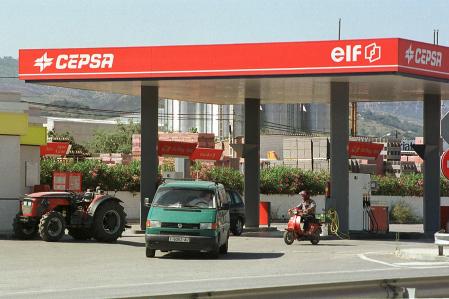 Una gasolinera de la petrolera Cepsa