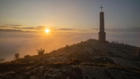 Amanecer nieblas Masies de Voltregà