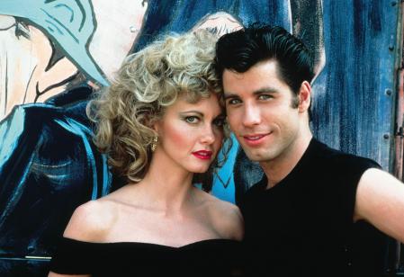 Olivia Newton-John y John Travolta, pareja mítica en 'Grease'