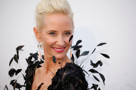 La actriz Anne Heche en una foto tomada en Cannes en 2018