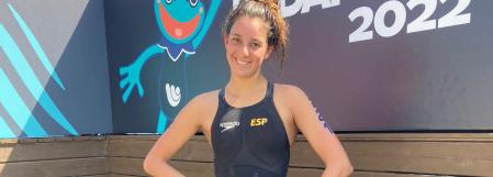 María de Valdés, plata en los 5 km aguas abiertas