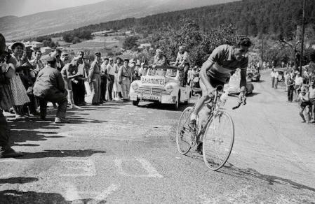 Imágenes de Bahamontes en el Tour de Francia de 1959.