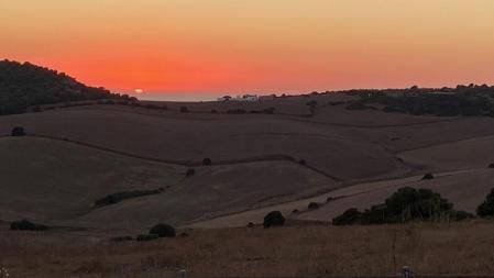 Puesta de sol en Vejer de la Frontera.