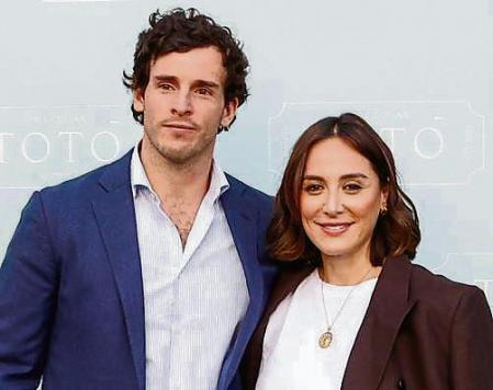 Iñigo Onieva and Tamara Falco attending inauguration of 