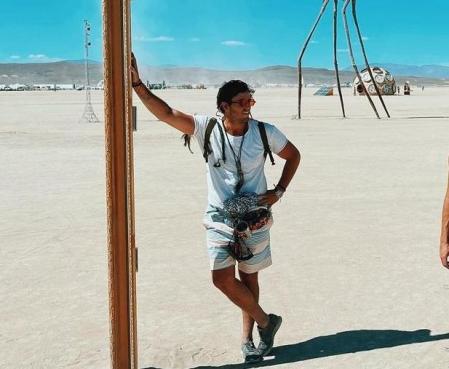 Íñigo Onieva en el Burning Man 2022.