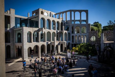 Acto de presentación de la compra del Espai Corberò por parte del Ayuntamiento de esplugues