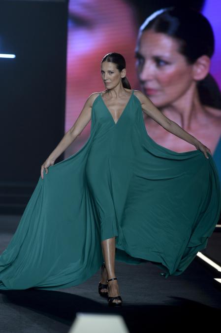 Remedios Cervantes volvió a subirse a la pasarela en enero de 2020