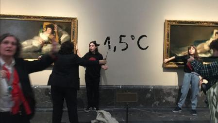 Activistas ecológicas se pegan al marco de los cuadros de 'Las Majas' de Goya en el Museo del Prado
FUTURO VEGETAL
05/11/2022