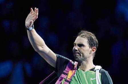 Tennis - ATP Finals Turin - Pala Alpitour, Turin, Italy - November 15, 2022 Spain's Rafael Nadal looks dejected after losing his group stage match against Canada's Felix Auger Aliassime REUTERS/Guglielmo Mangiapane