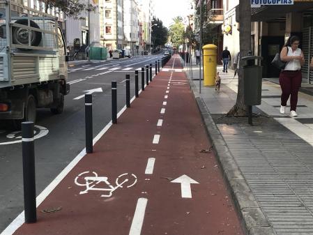 Los carriles bici segregados son una opción de movilidad rápida y segura.