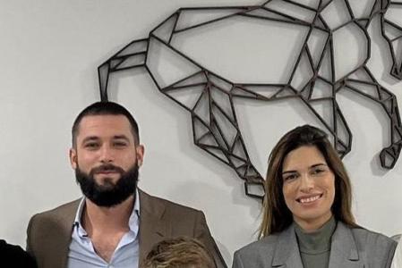 Jota Peleteiro junto a su nueva ilusión, Miriam
