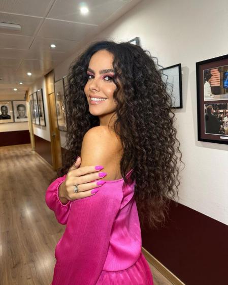 Cristina Pedroche con su look Barbiecore en 'El Hormiguero'