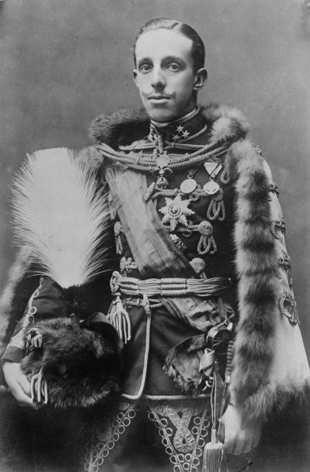 Alfonso XIII, rey de España, hacia 1910