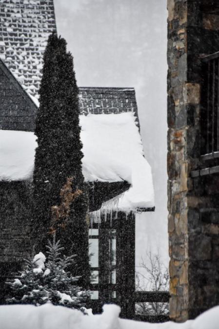 La nieve crea postales inolvidables en la Vall d'Aran.