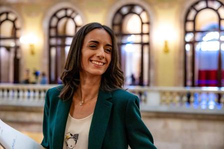 Mónica Lora en el Parlament de Catalunya