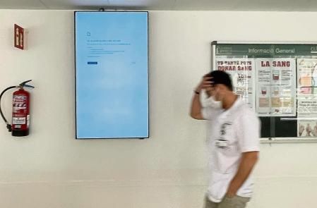 06032023 Barcelona,Hospital Clinic Ataque haquer Ramson house