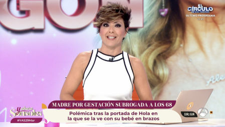 La maternidad de Ana Obregón, a debate en el programa de Sonsoles Ónega