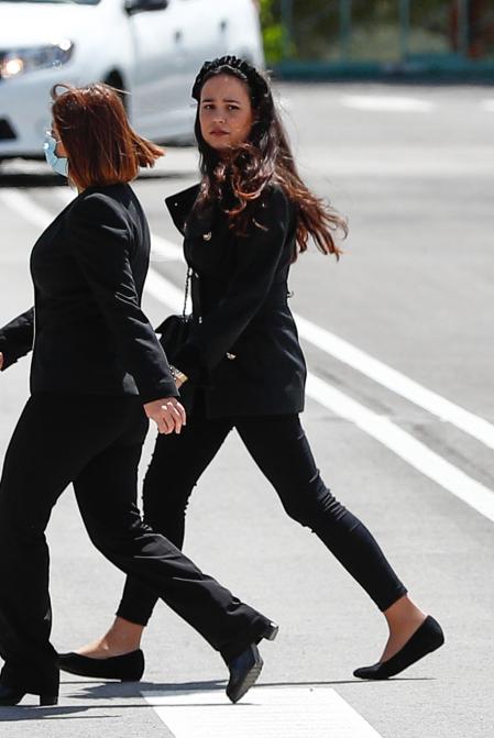 Carolina Monje durante el entierro de Alex Lequio Obregón en Madrid
16/05/2020
Madrid