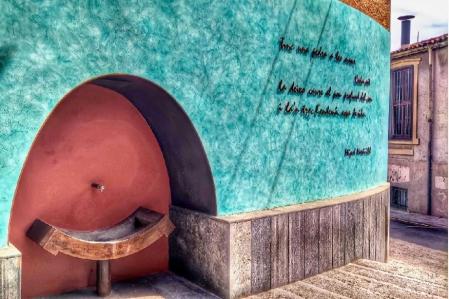 Homenaje a Miquel Marti i Pol en Berga.