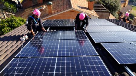 Una instalación fotovoltaica de Holaluz