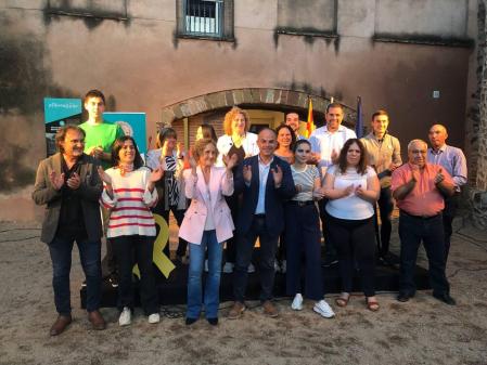 Jordi Turull puso el broche final a la campaña de las municipales ayer en Amer