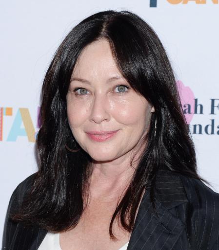 Actress Shannen Doherty at Farrah Fawcett Foundation Tex-Mex Party in Beverly Hills,United States of America. 08/09/2019