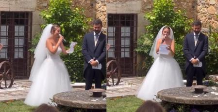 Rigoberta Bandini y Esteban Navarro se casan