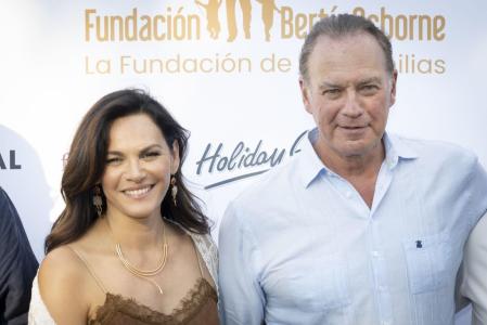 Bertín y Fabiola este sábado, en el evento de la Fundación Bertín Osborne