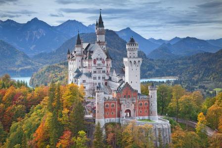 El castillo de cuento de hadas de Neuschwanstein
