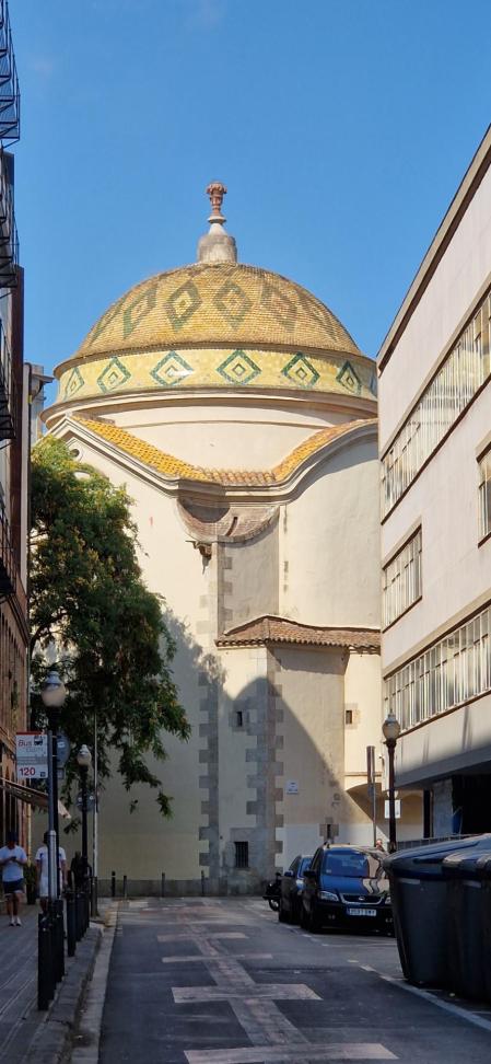 La cúpula de la iglesia de Sant Pere Nolasc.